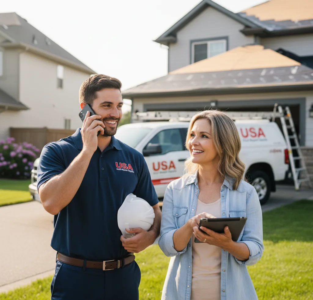 USA Roof Repair Experts customer support in Leasburg